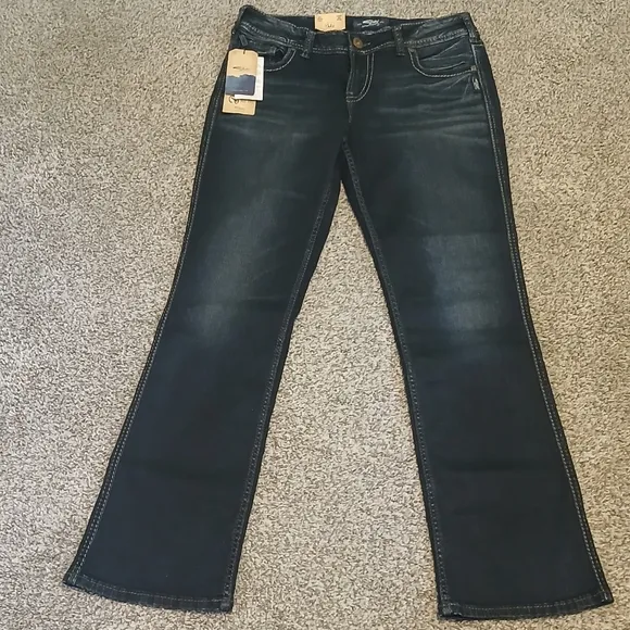 Silver Jeans Suki Mid-Rise Slim Fit Bootcut Denim Jeans Women's Size 31 (NWT)
