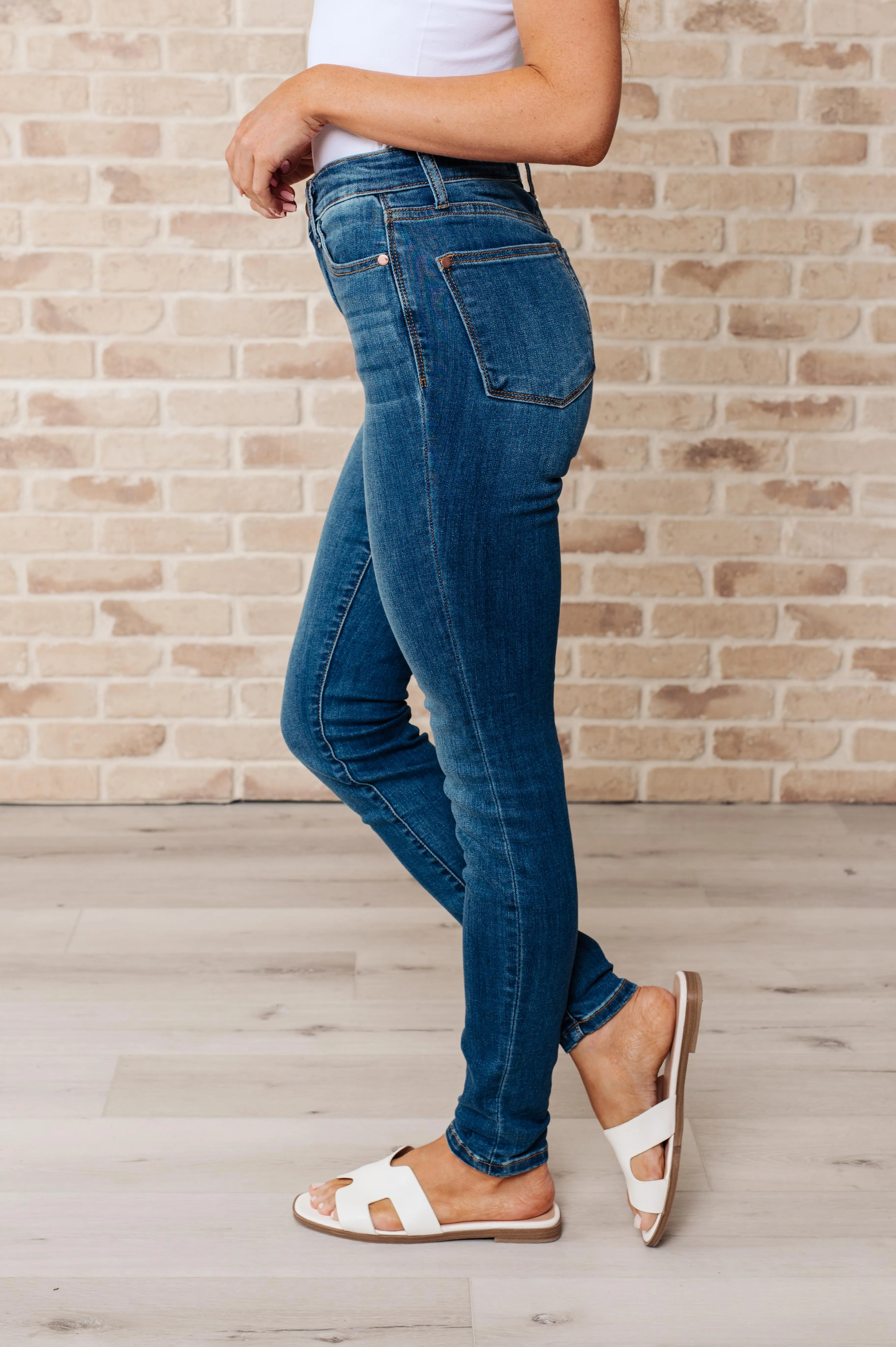 **Size 18W The Robison- High Rise Skinny Judy Blue Jeans