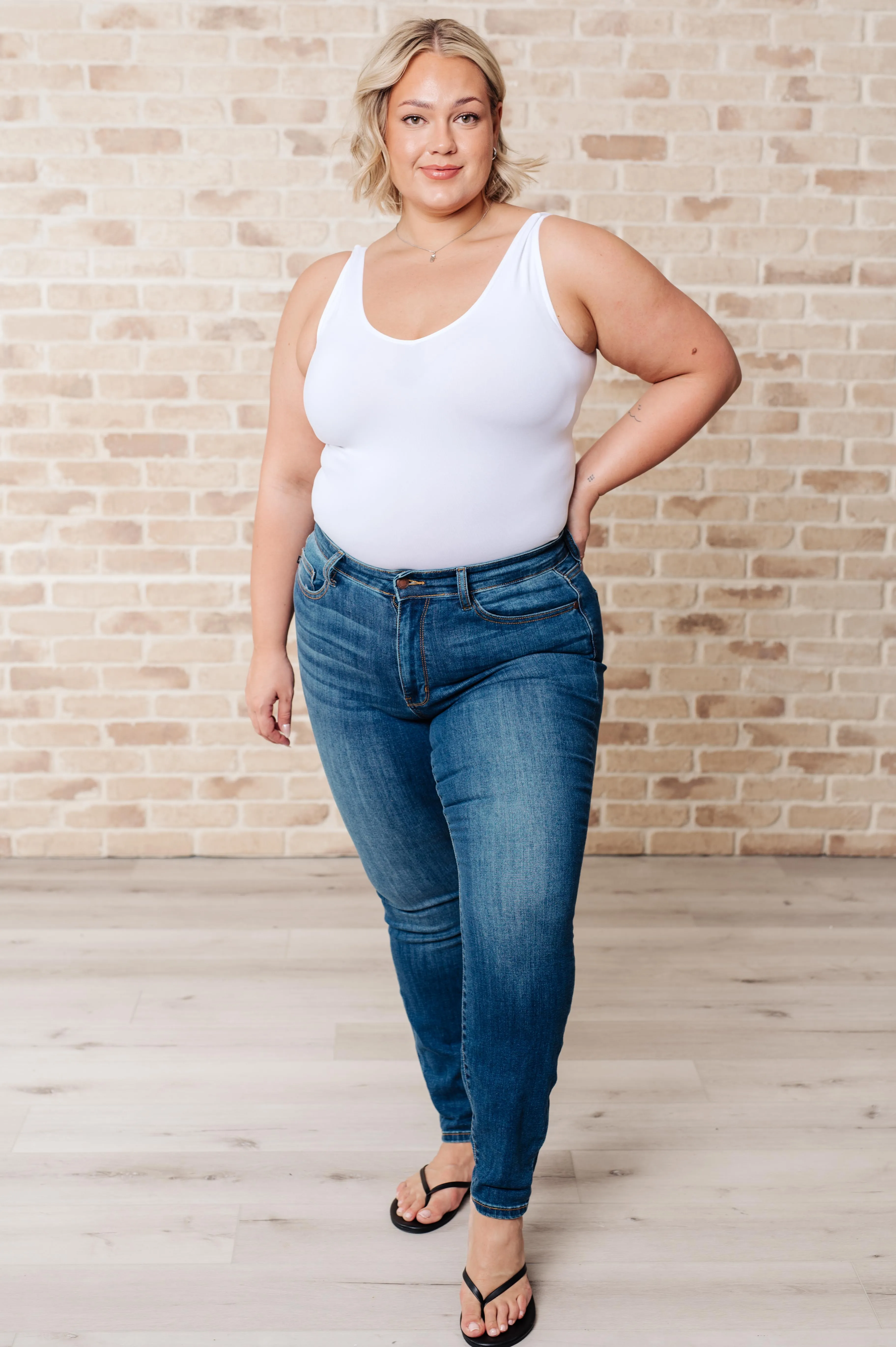 **Size 18W The Robison- High Rise Skinny Judy Blue Jeans