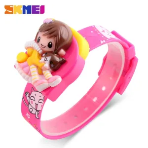 SKMEI New Fashion Children Cartoon Watches Creative Students Watch Girls Kids Digital Lovely Wristwatches Relojes 1240