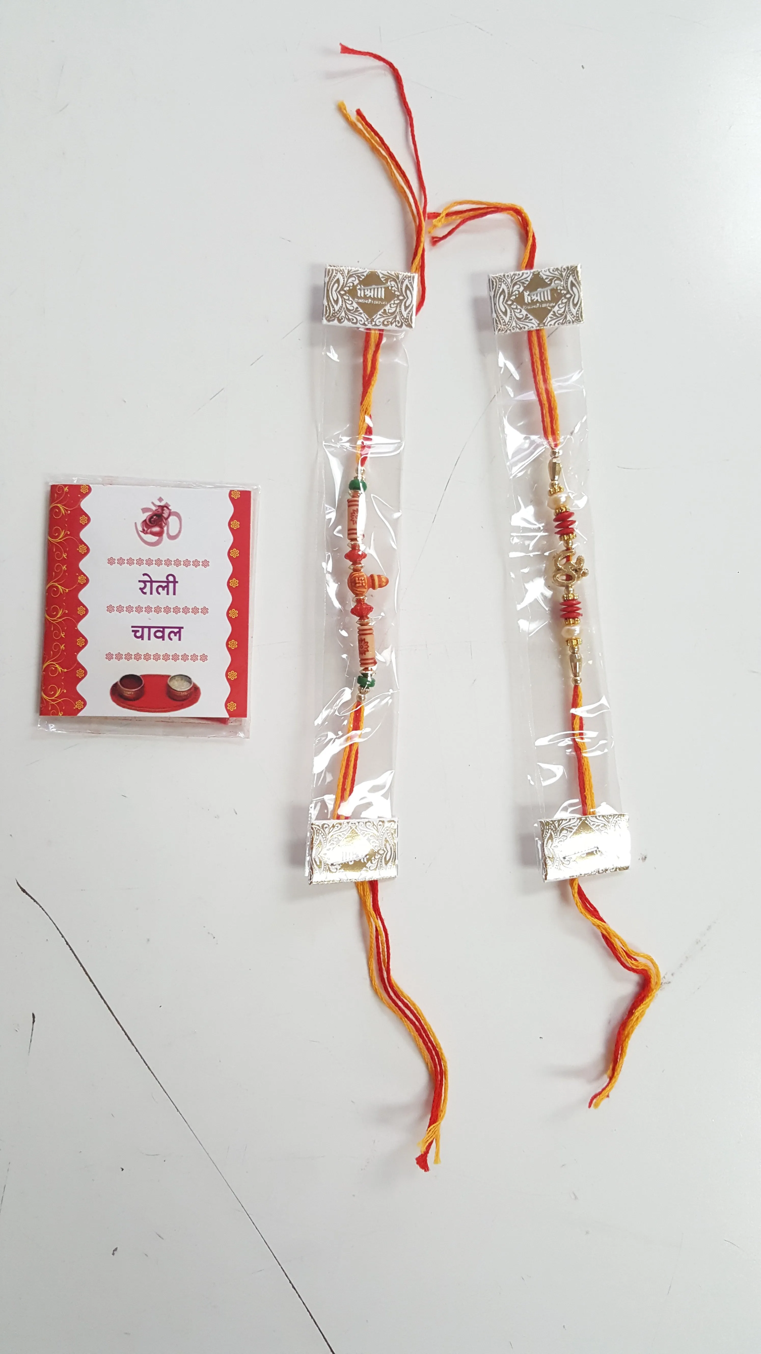 SL-040 Set of 2 Rakhi Bracelets x 25 packs - NEW - SMALL LOT