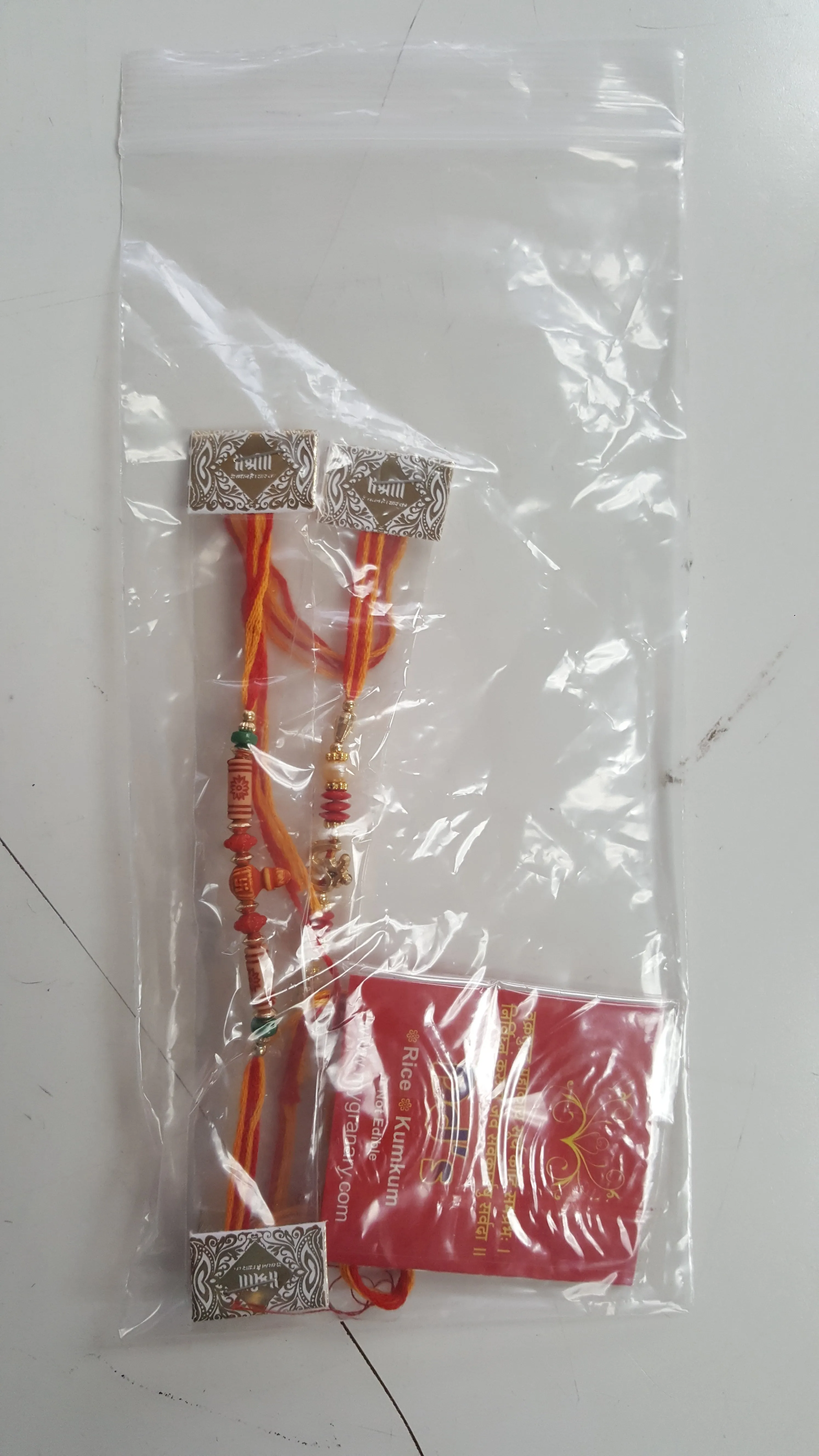 SL-040 Set of 2 Rakhi Bracelets x 25 packs - NEW - SMALL LOT