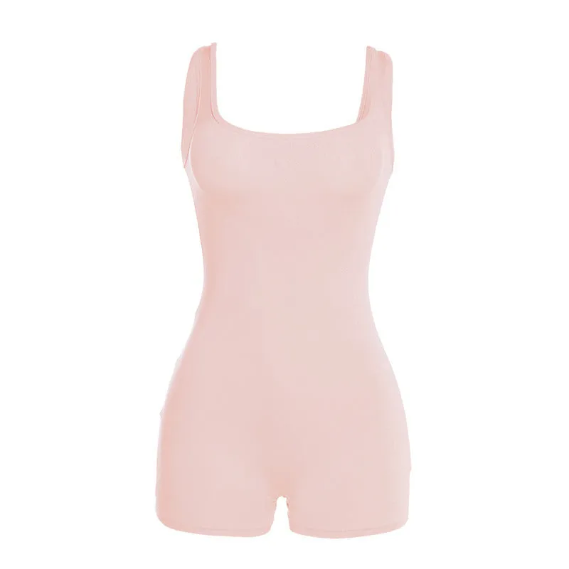 Sleeveless Fitted Romper