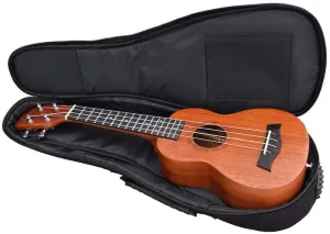 SMOOTH 25MM PADDED GIG BAG FOR TENOR UKULELE - BLACK