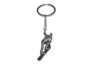 Snowboarder Pendant Keychain