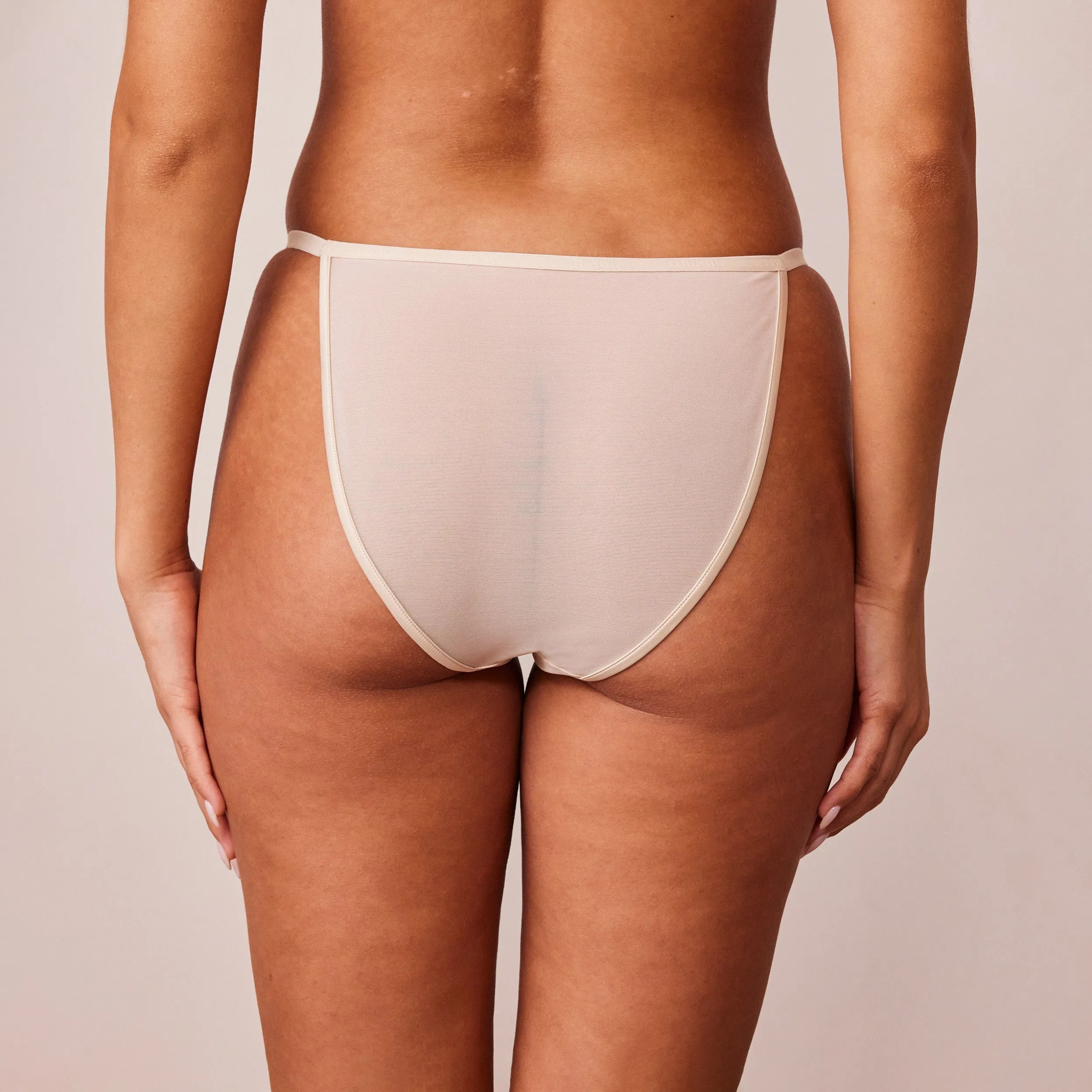 Soft Satin Culotte - Latte