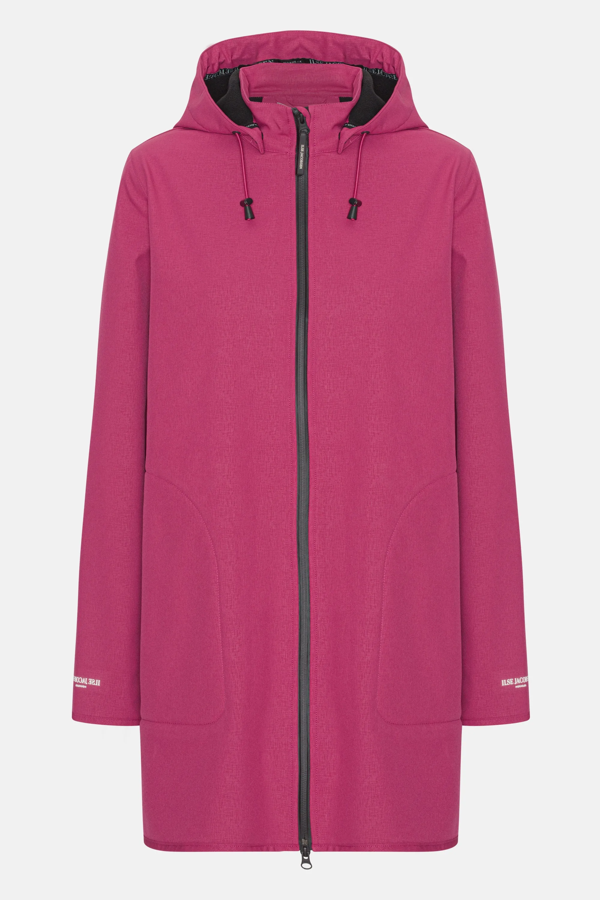Softshell Regenmantel A-Linie - Sangria