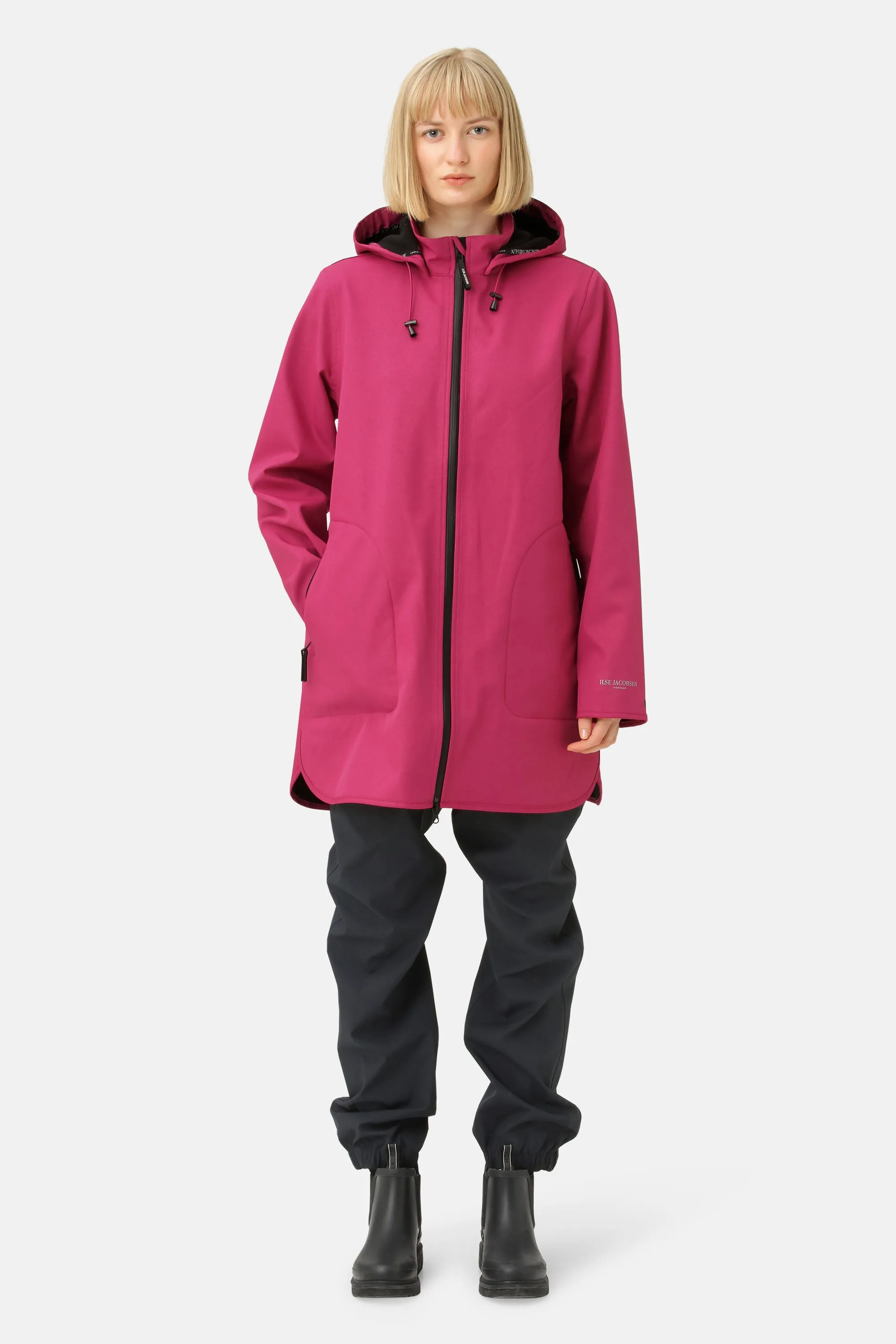 Softshell Regnjacka A-linje - Sangria