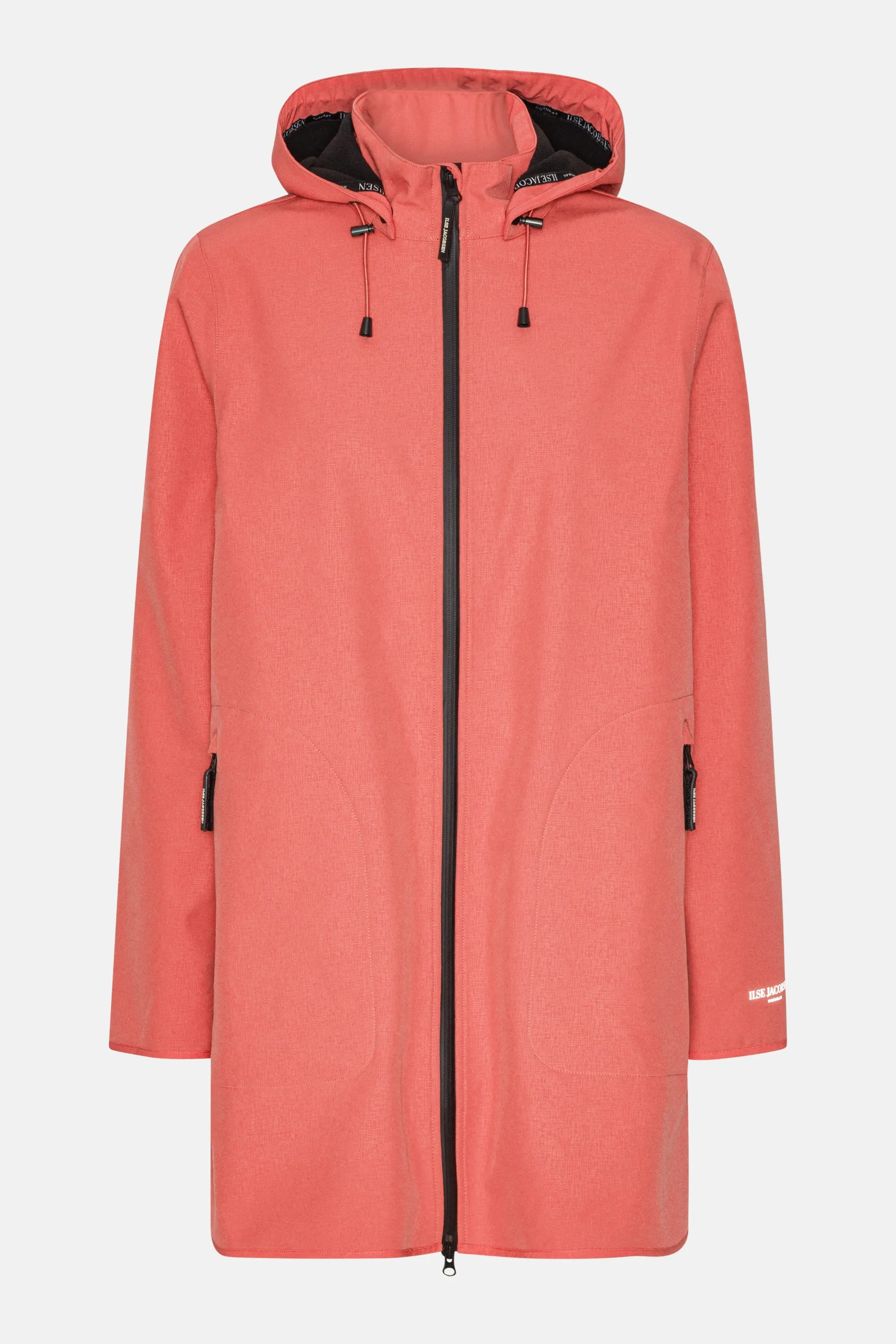 Softshell Regnjacka A-linje - Spiced Coral
