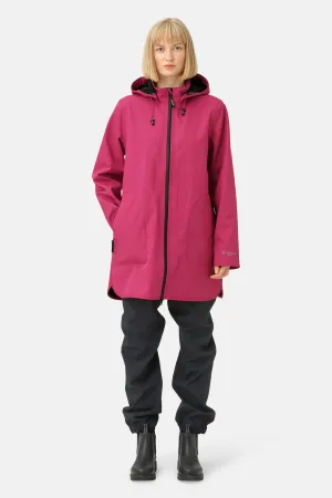 Softshell Regnjakke A-fasong - Sangria