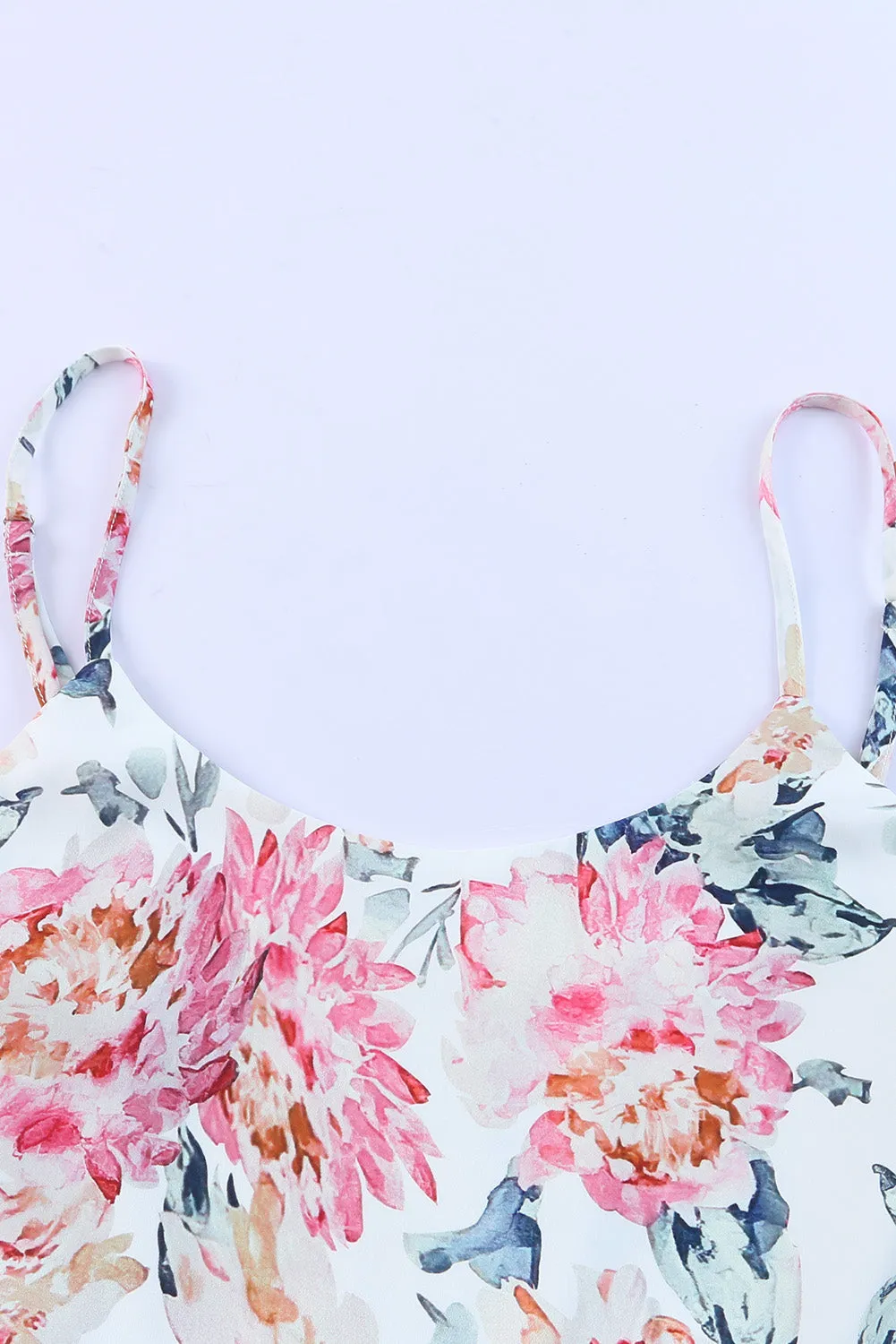 Spaghetti Straps Wide Leg Jumpsuit