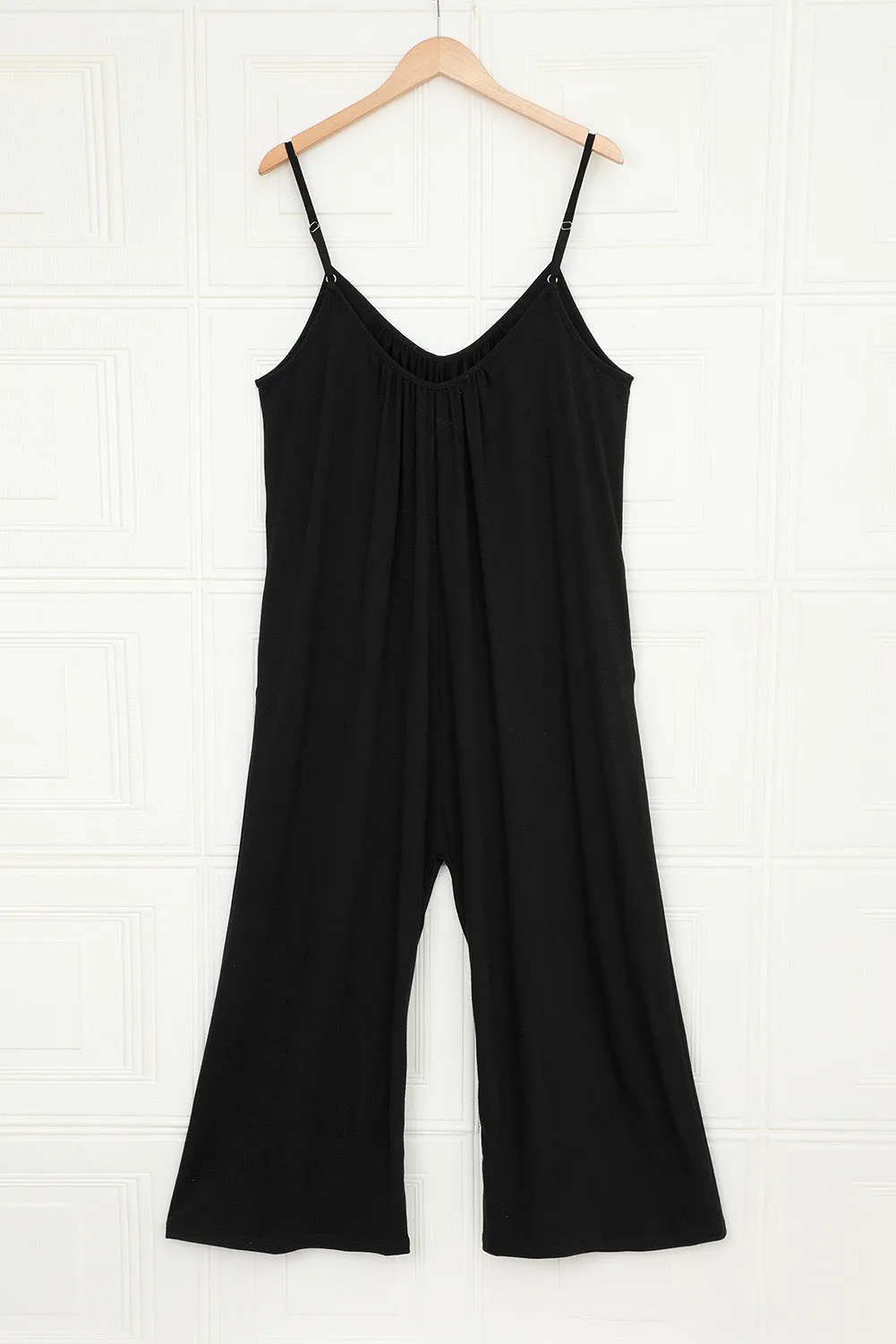 Spaghetti Straps Wide Leg Jumpsuits