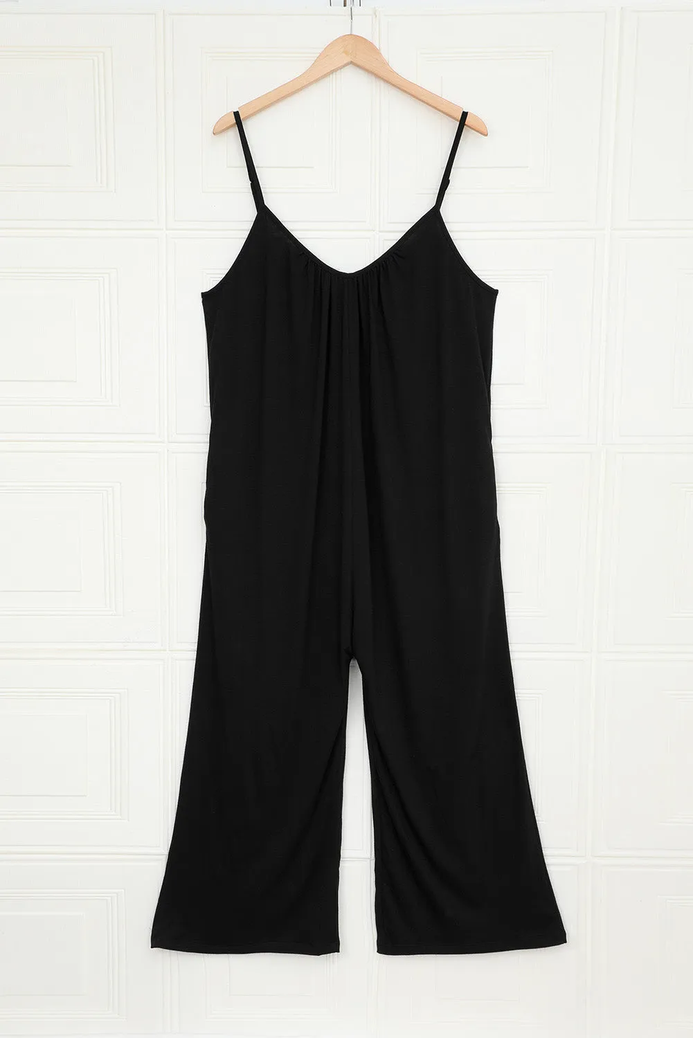 Spaghetti Straps Wide Leg Jumpsuits