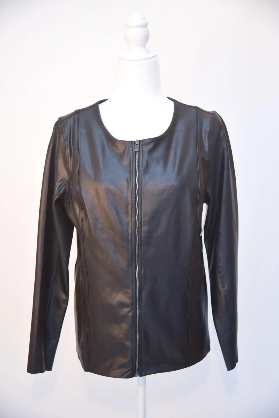 SPANX Faux Leather Jacket