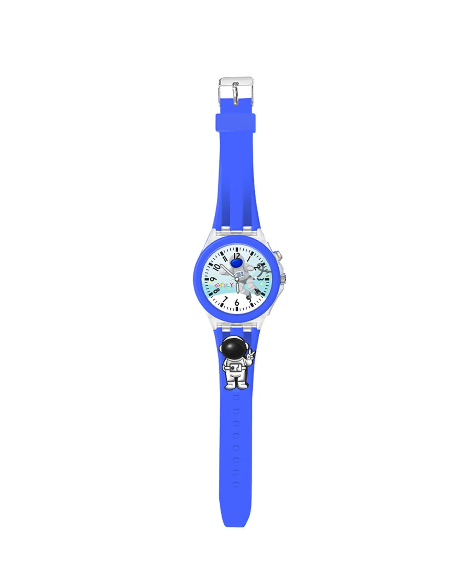 Spiky 3D Cartoon Analog Light Watch for Kids