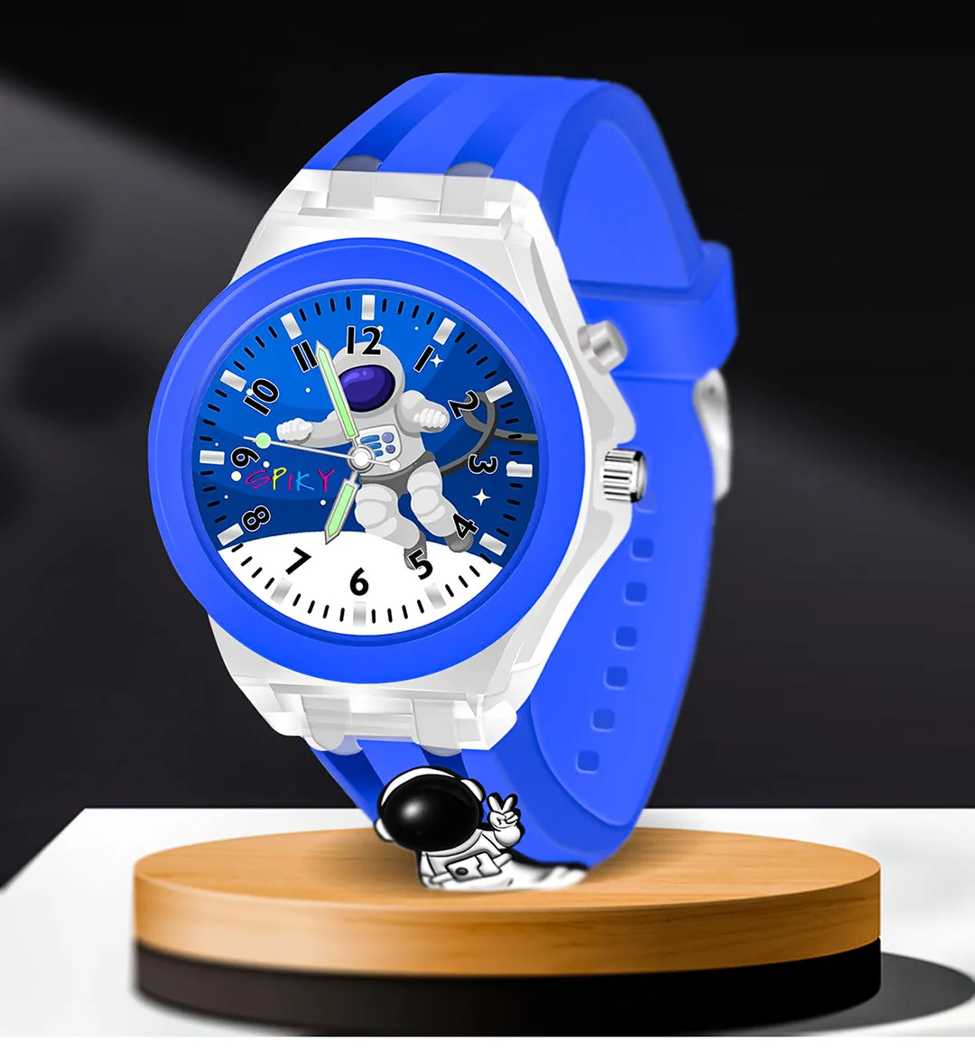 Spiky 3D Cartoon Analog Light Watch for Kids