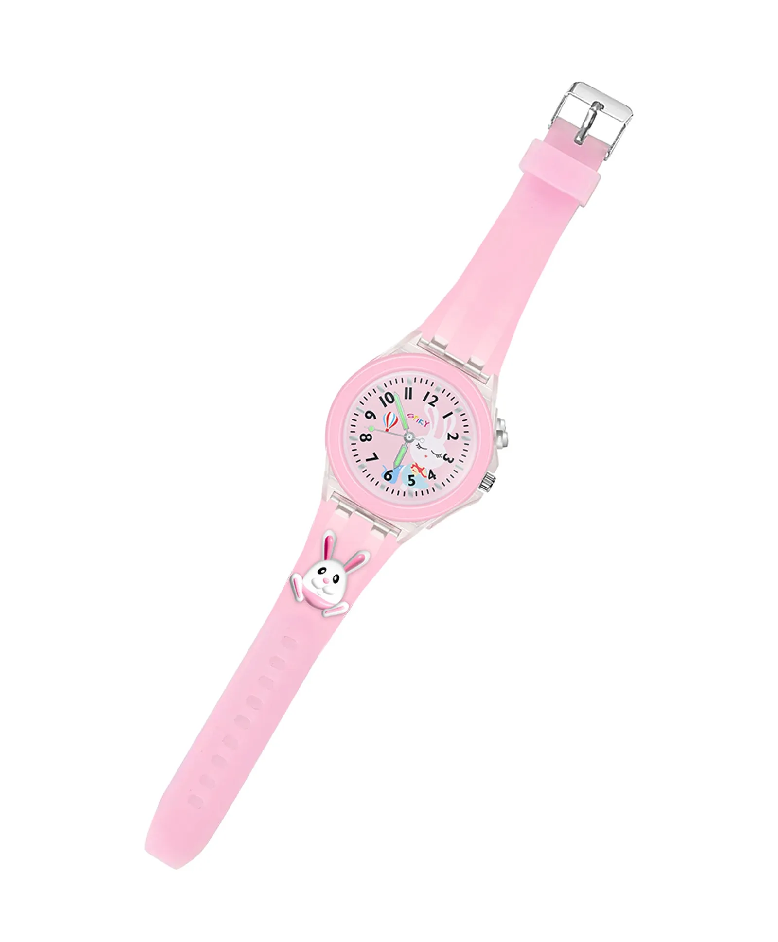 Spiky 3D Cartoon Analog Light Watch for Kids