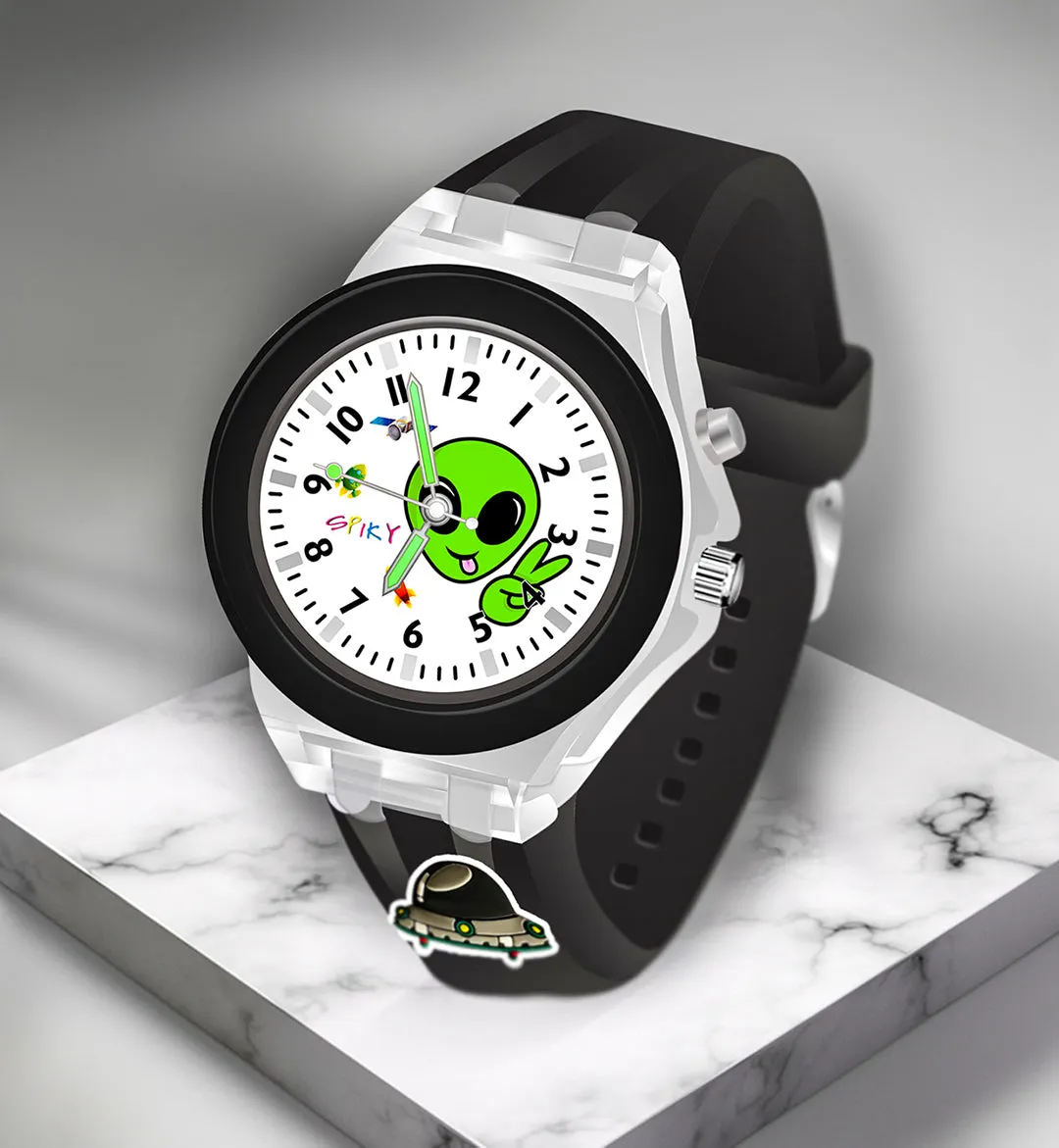 Spiky 3D Cartoon Analog Light Watch for Kids
