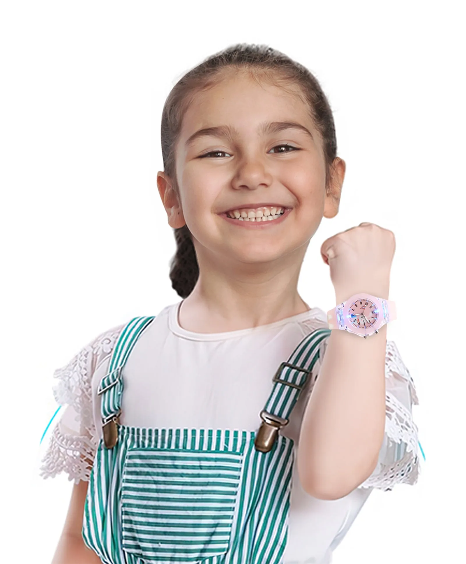 Spiky 3D Cartoon Analog Light Watch for Kids