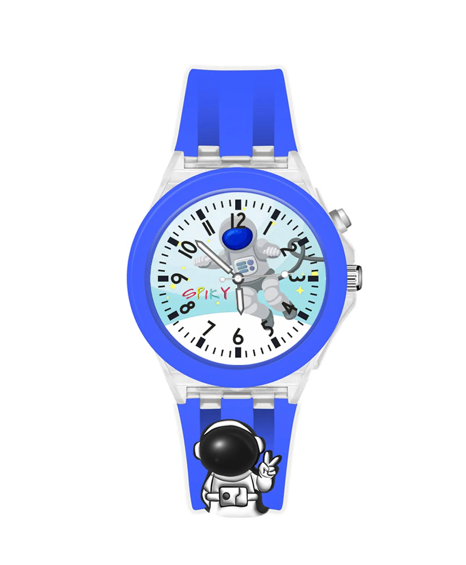 Spiky 3D Cartoon Analog Light Watch for Kids