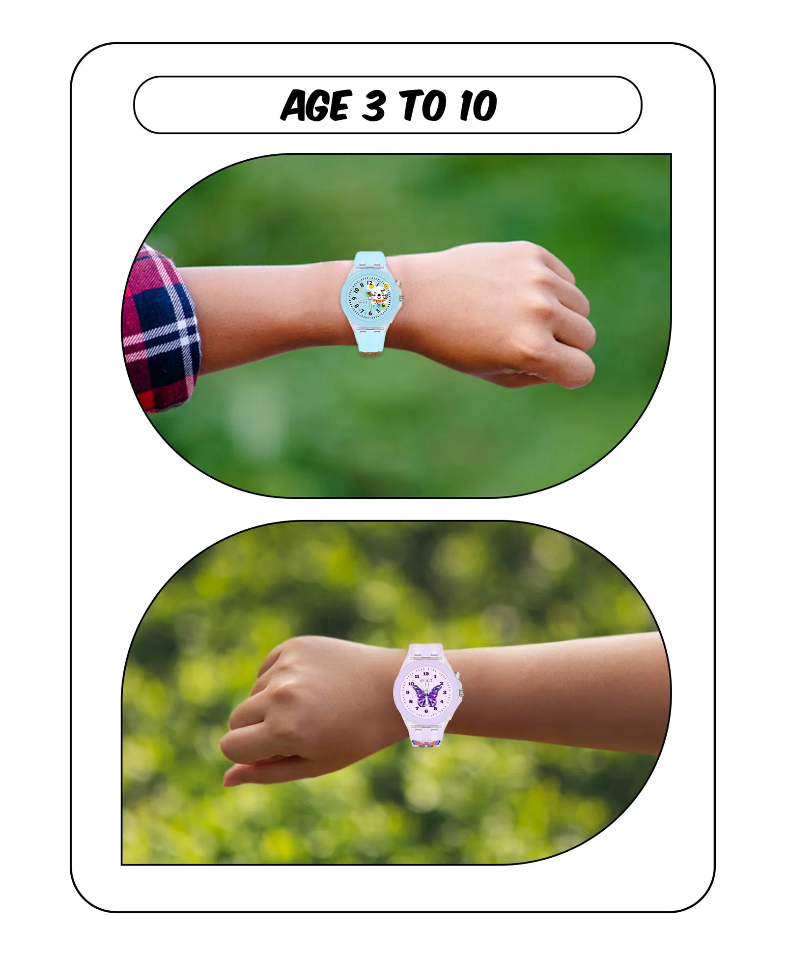 Spiky Combo of Astronaut & Spaceship 3D Cartoon Analog Light Watch