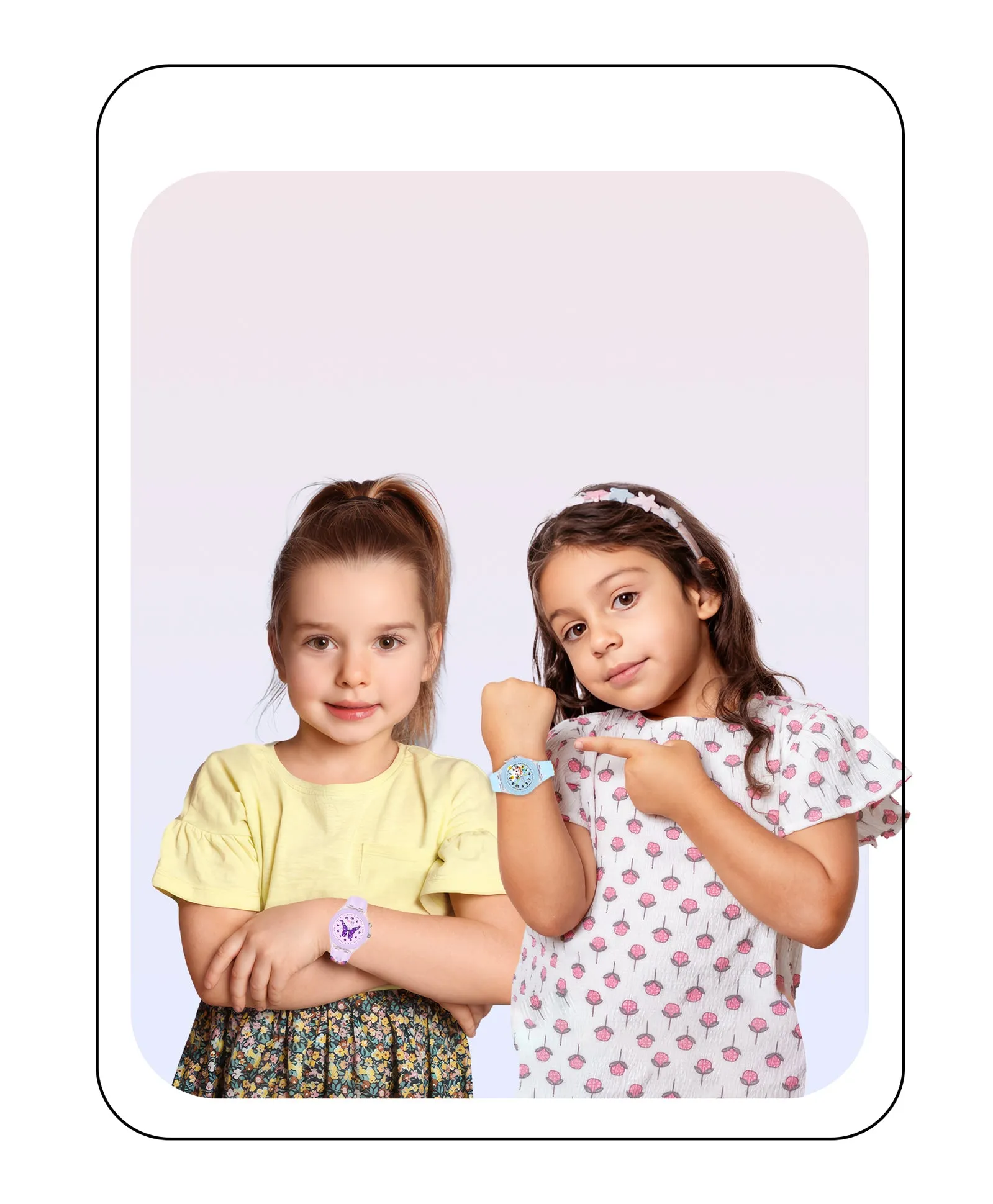 Spiky Combo of Unicorn & Monkey 3D Cartoon Analog Light Watch