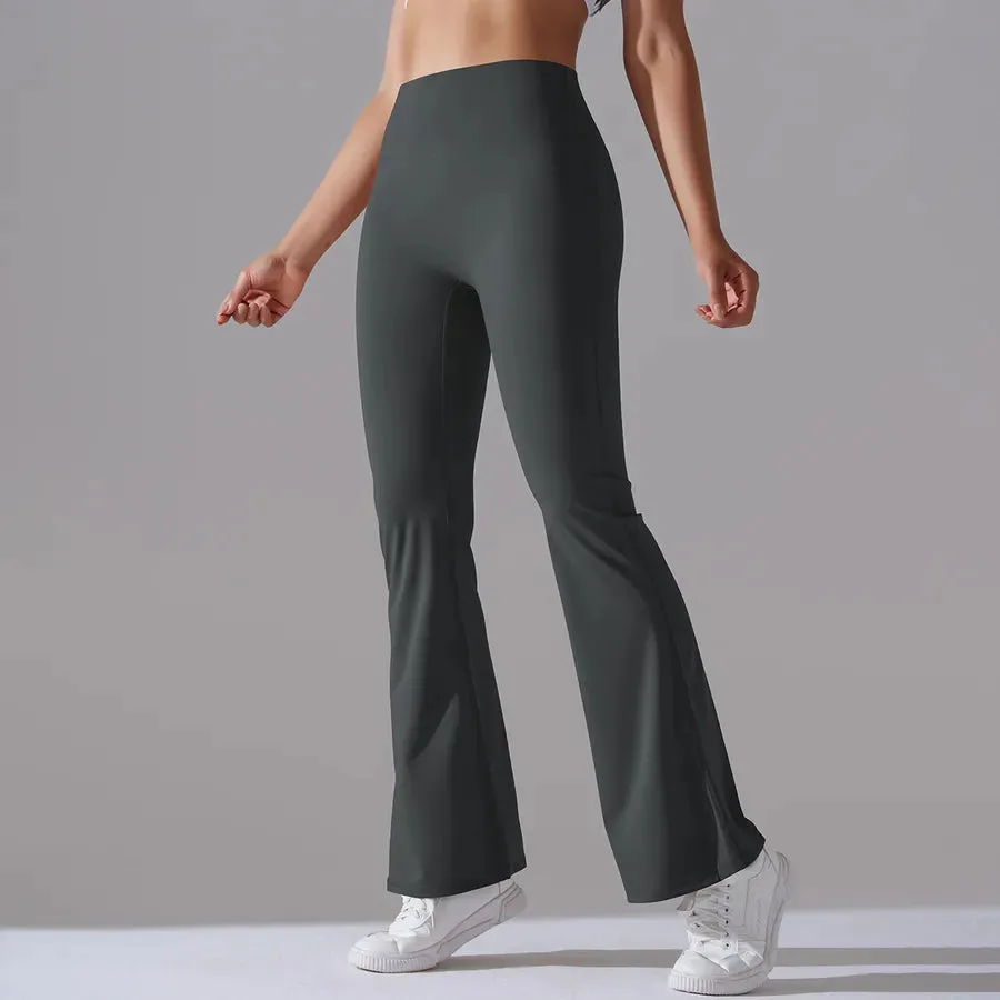 Sports Solid Color Nylon Active Bottoms Sweatpants