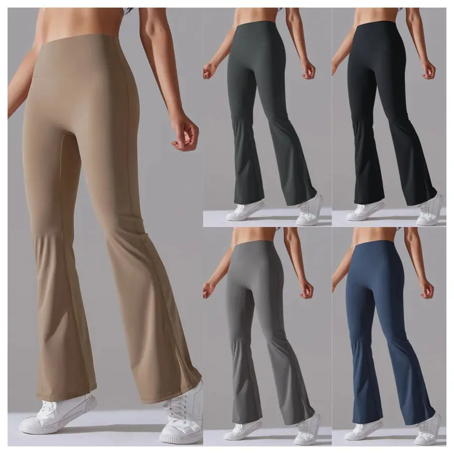 Sports Solid Color Nylon Active Bottoms Sweatpants
