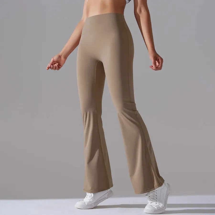 Sports Solid Color Nylon Active Bottoms Sweatpants
