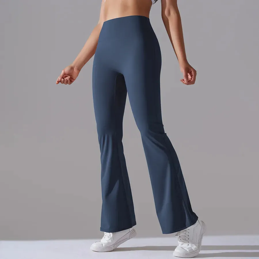 Sports Solid Color Nylon Active Bottoms Sweatpants