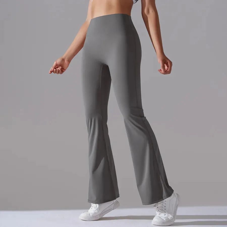 Sports Solid Color Nylon Active Bottoms Sweatpants
