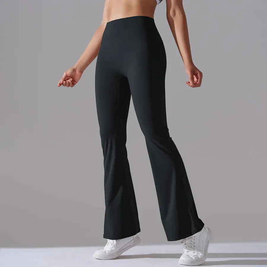Sports Solid Color Nylon Active Bottoms Sweatpants