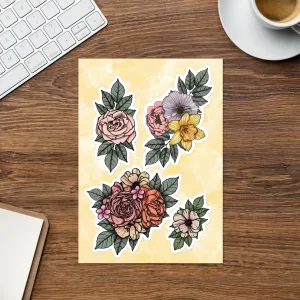Spring Flower Sticker sheet