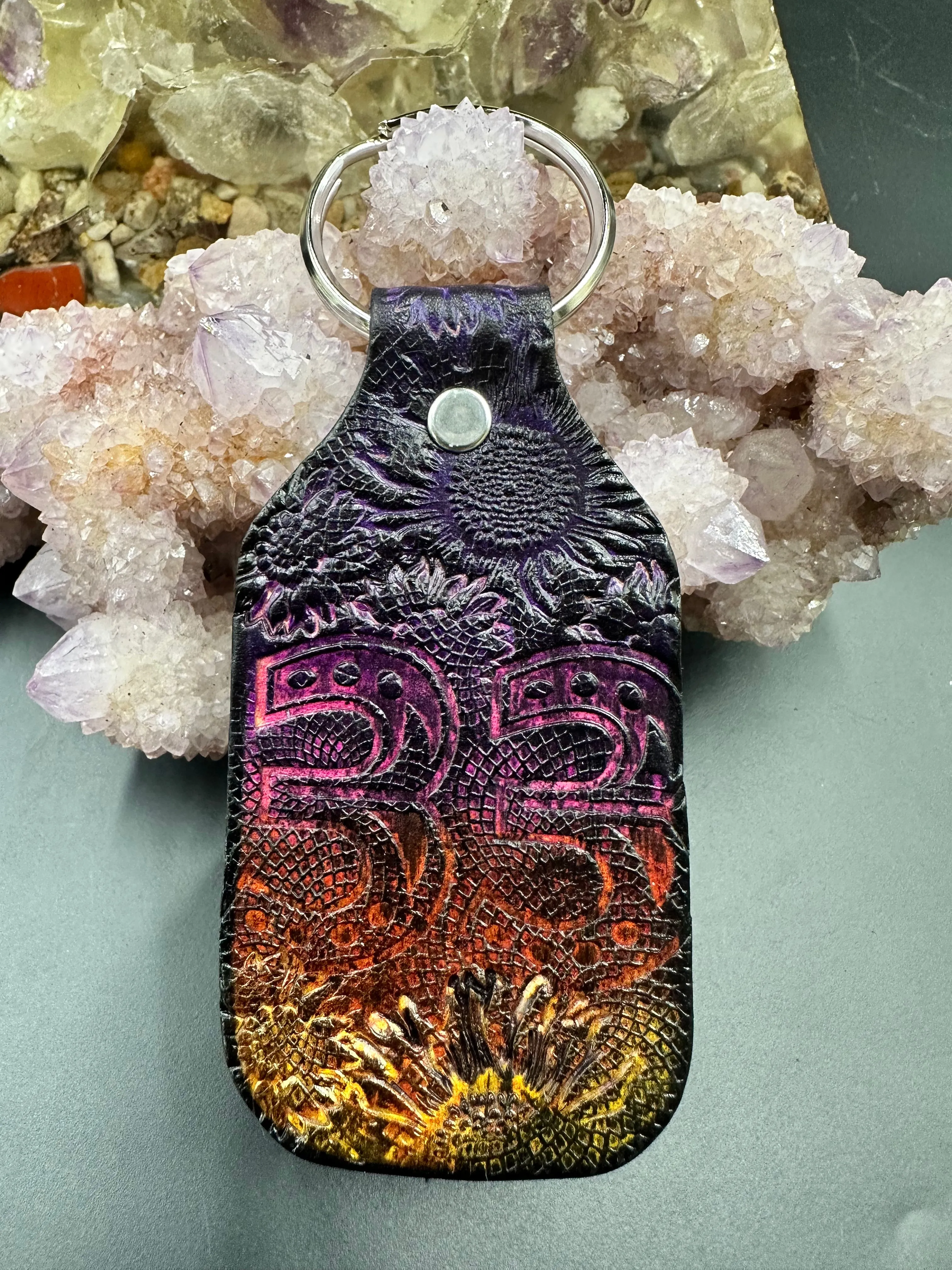Stamped Leather Keychain - Billy Strings 33
