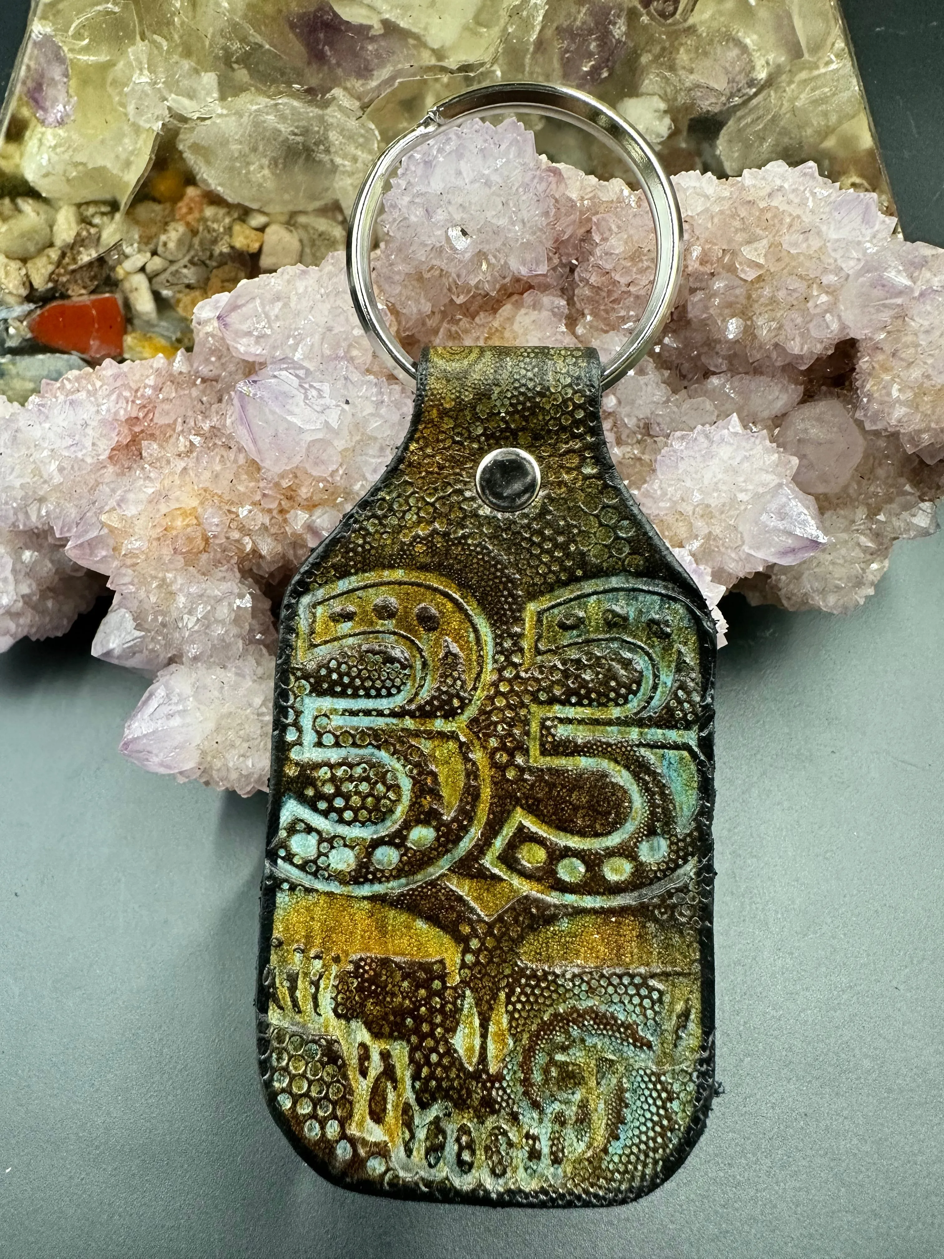 Stamped Leather Keychain - Billy Strings 33