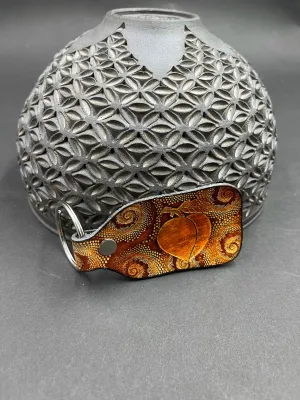 Stamped Leather Keychain - Oregon Country Fair