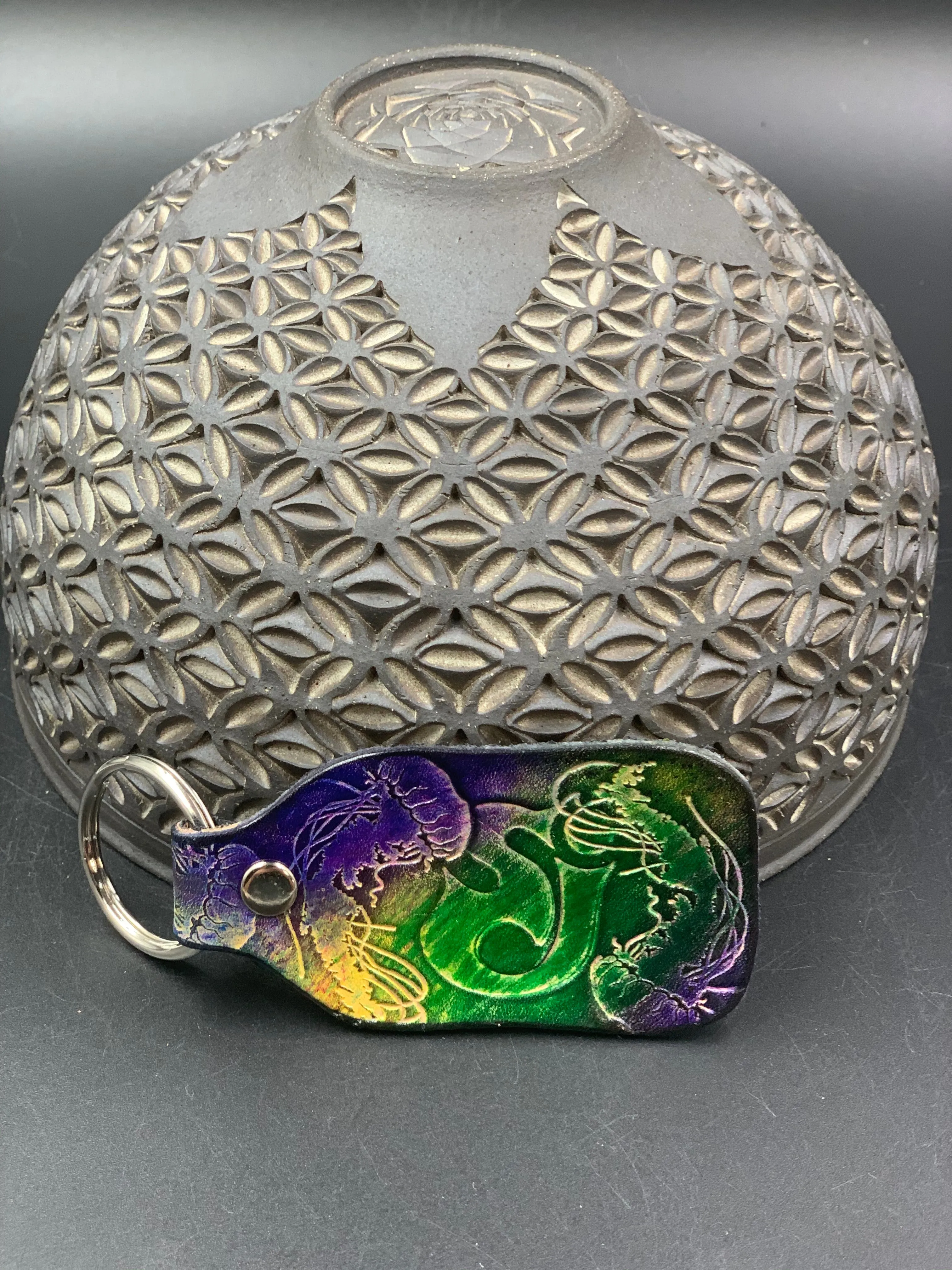 Stamped Leather Keychain - String Cheese Incident