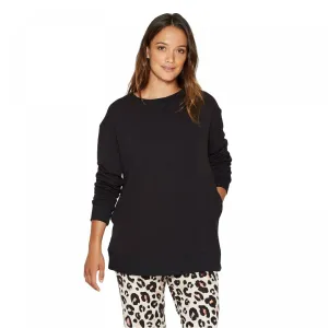 Stars Above Women's Beautifully Soft Fleece Lounge Tunic Sweatshirt