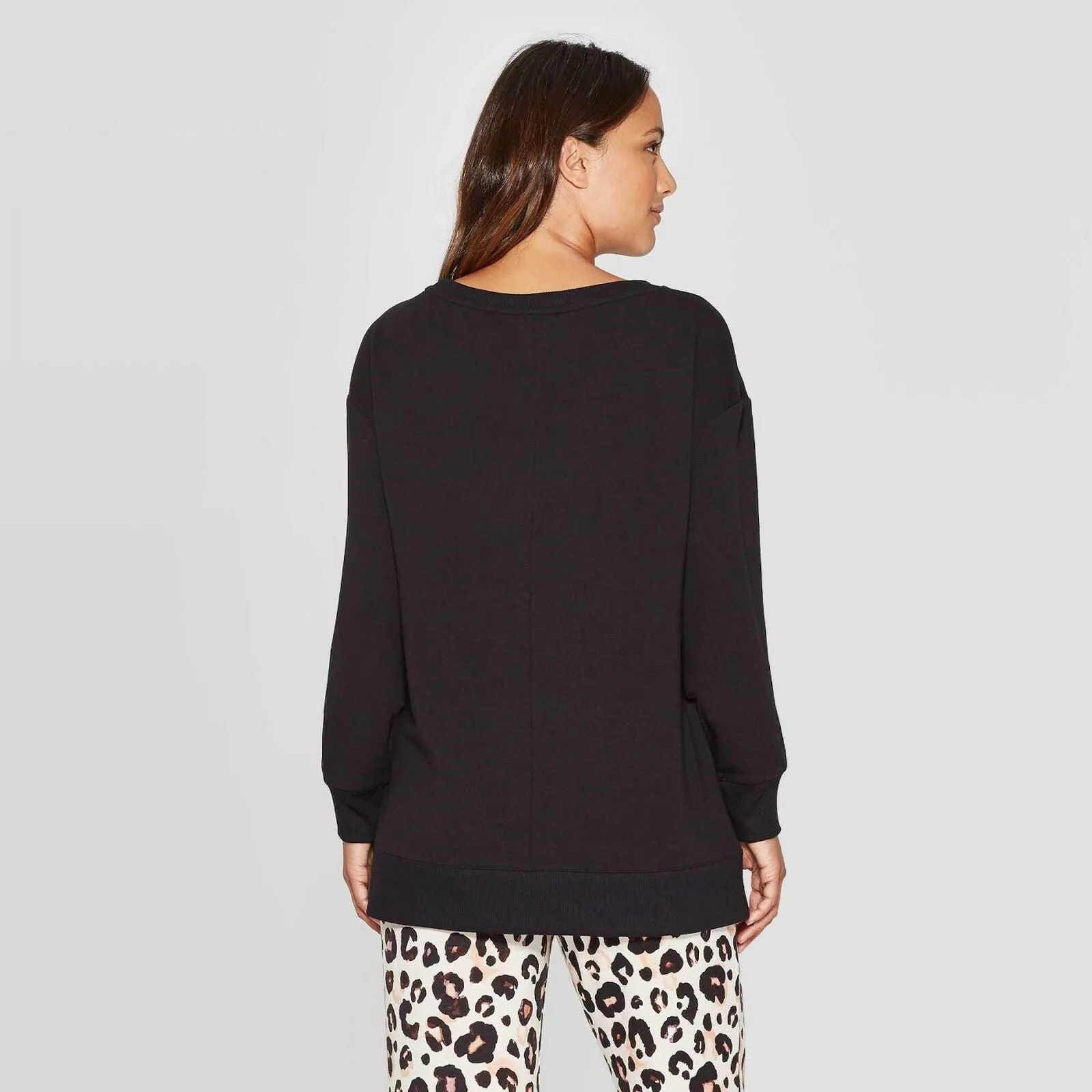 Stars Above Women's Beautifully Soft Fleece Lounge Tunic Sweatshirt