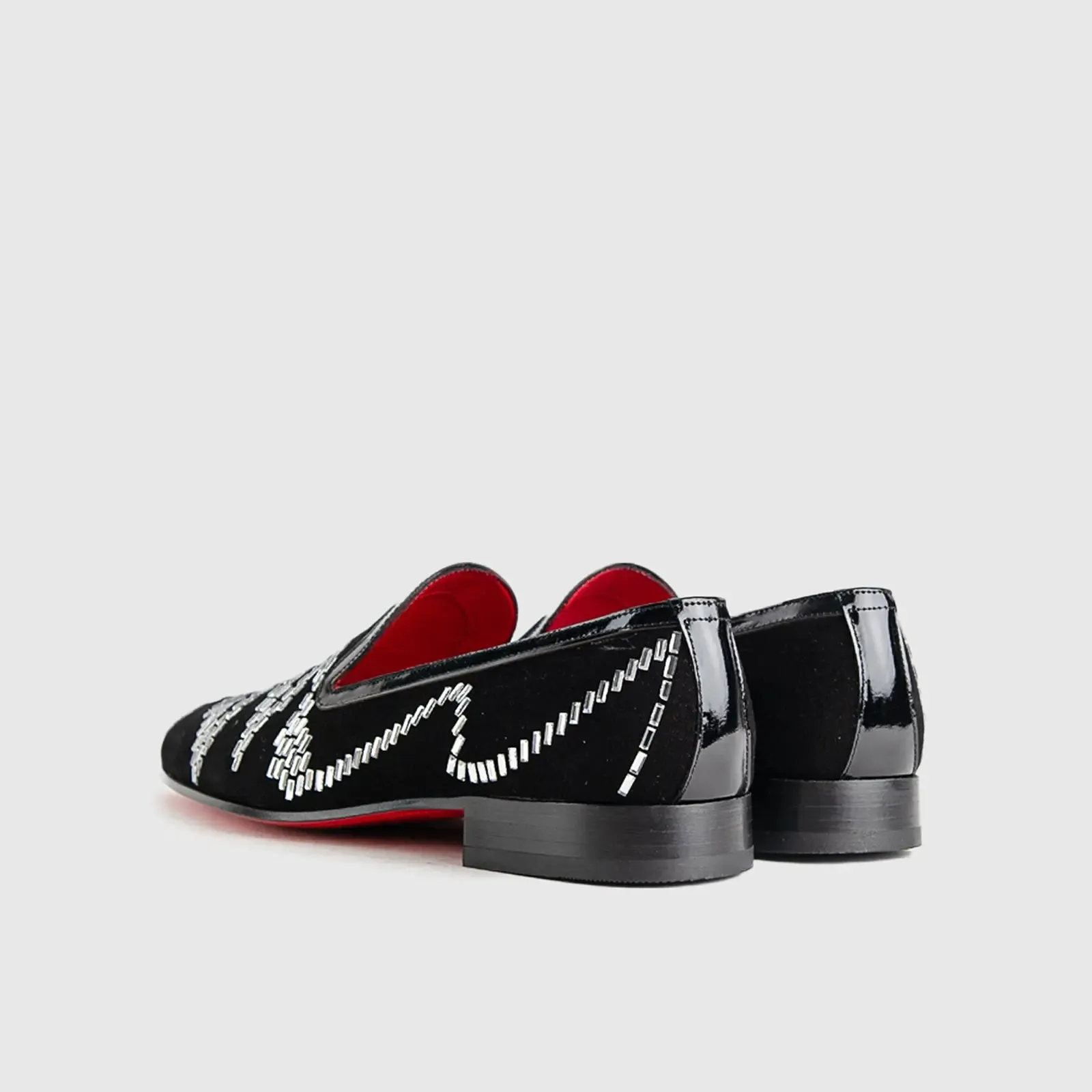Statement Dress Loafers 1806 Black Suede