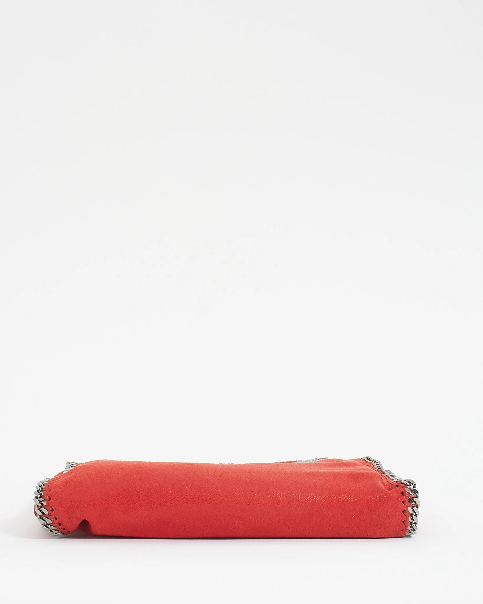 Stella McCartney Red Vegan Leather Falabella Shoulder Bag