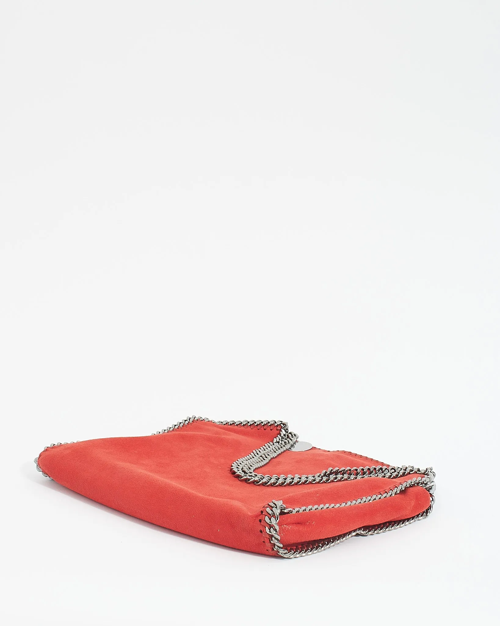 Stella McCartney Red Vegan Leather Falabella Shoulder Bag