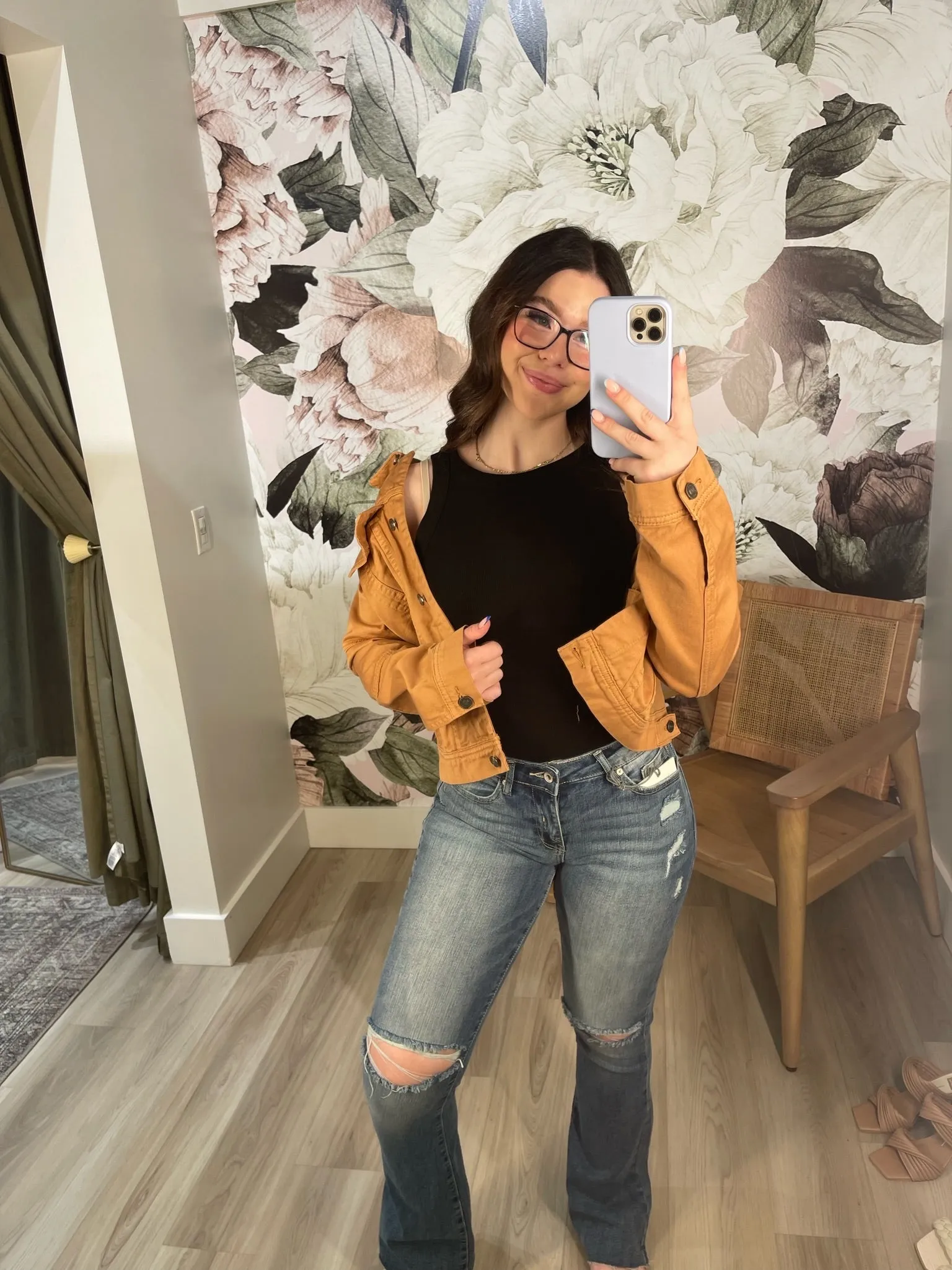 Stevie Color Denim Jacket