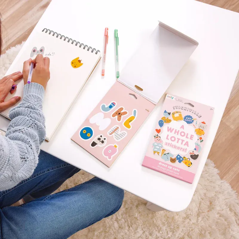 Stickiville x Suzy Ultman: A Whole Lotta Stickers!  - Dress Up Cats