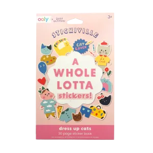 Stickiville x Suzy Ultman: A Whole Lotta Stickers!  - Dress Up Cats