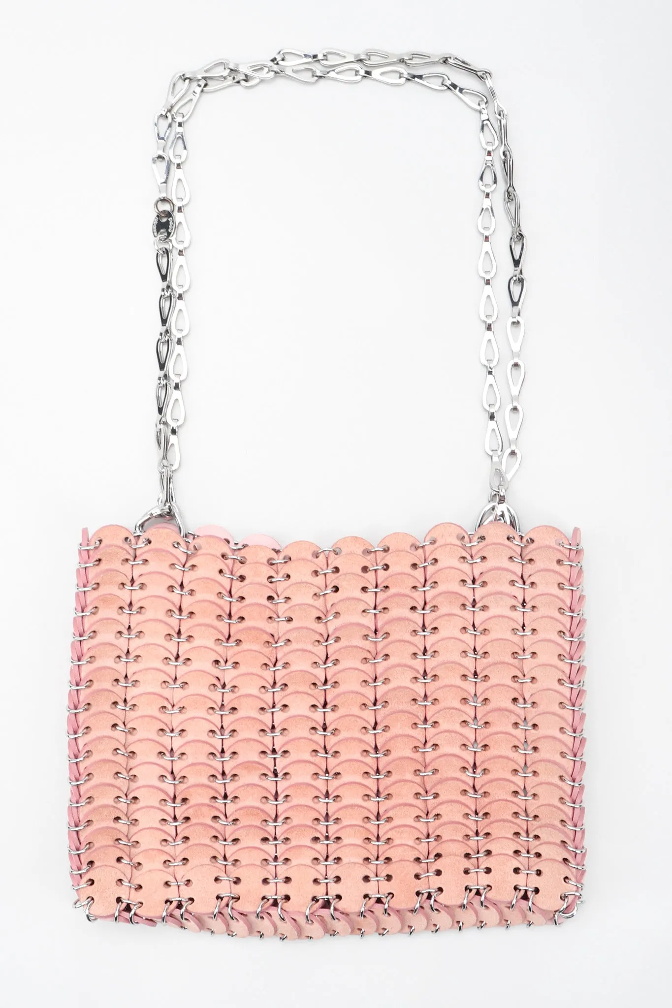 Suede Disc Chain Bag