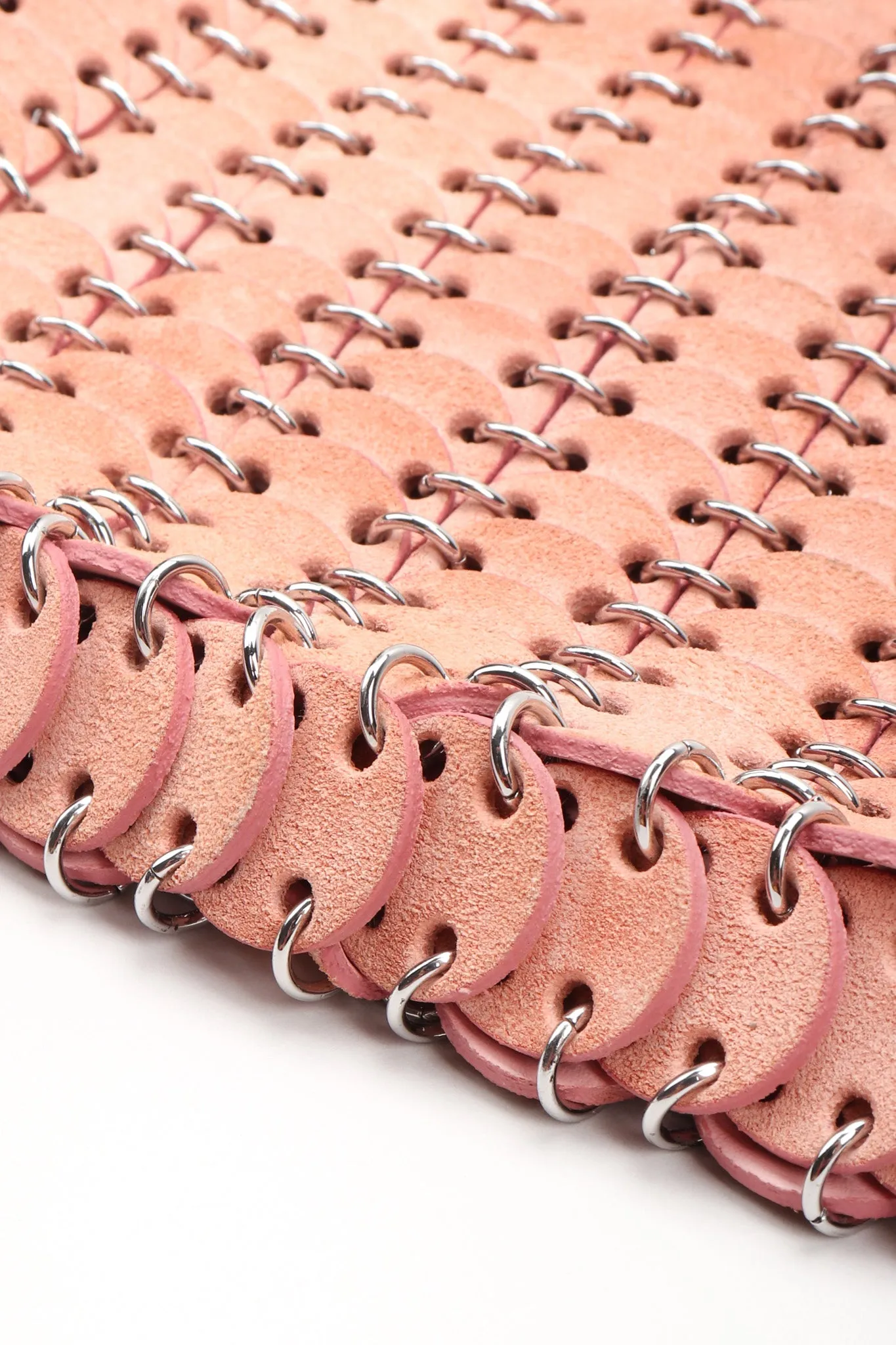 Suede Disc Chain Bag