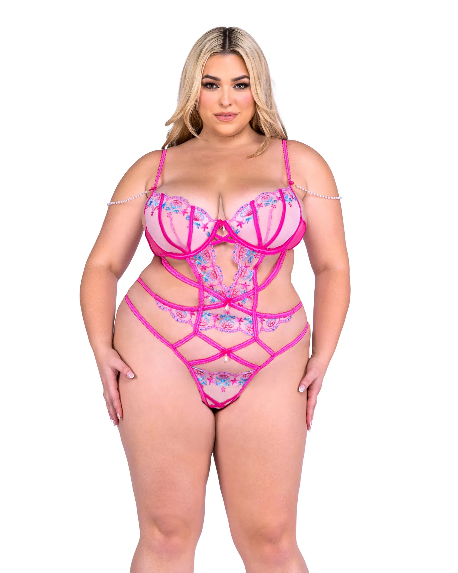 Sultry Siren Teddy Roma - Pink LI693