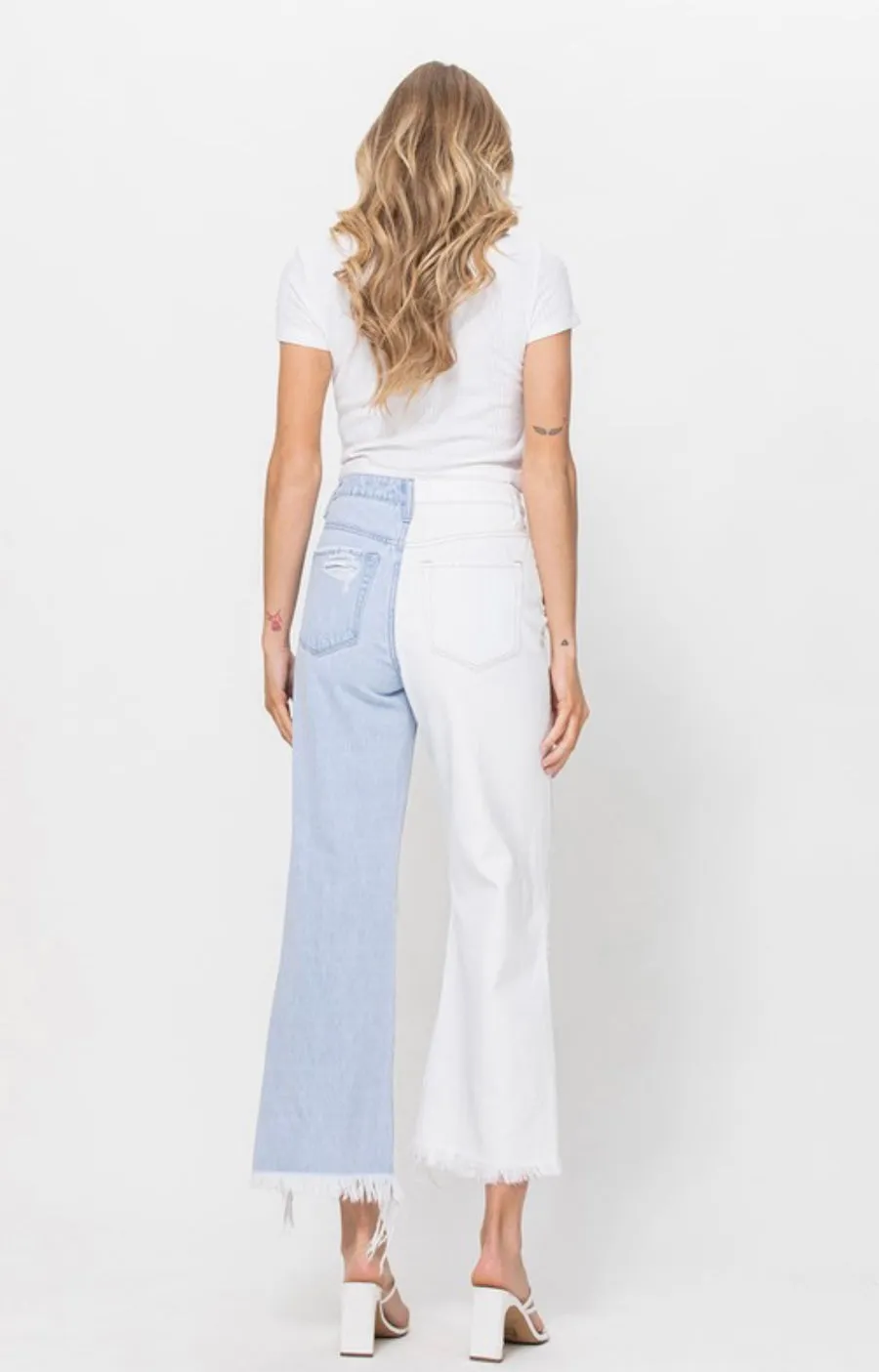 Super High Rise Cropped Denim