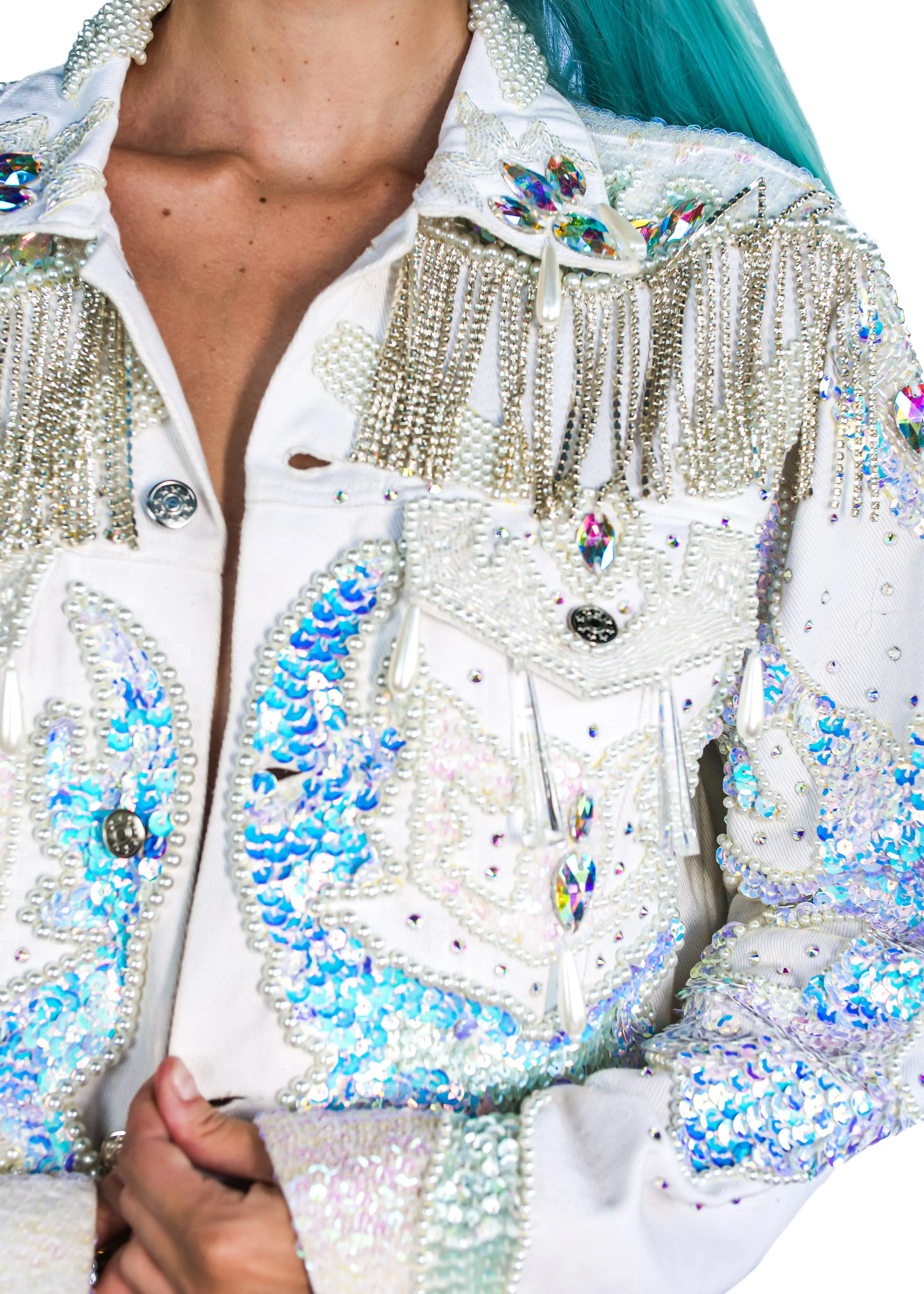 The Dallas Diamond Denim Jacket